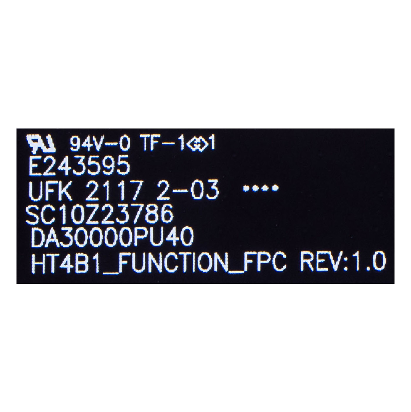 Taśma touchpad NFC Lenovo ThinkPad T14s 2 gen