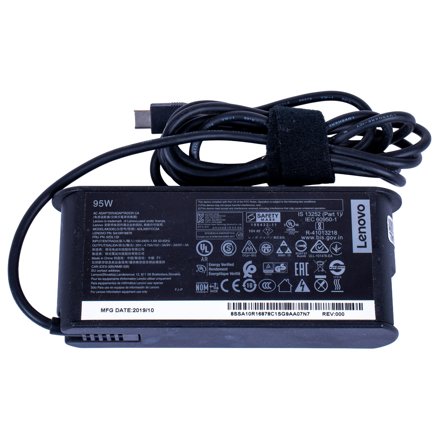 Zasilacz 95W USB-C Lenovo T490 T14 T590 T15